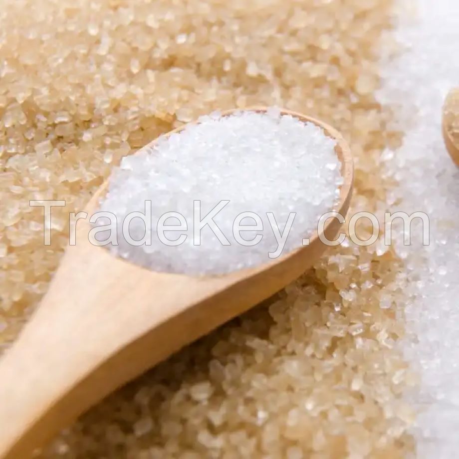 Brown Refined Sugar/ Icumsa 45 White Refined Sugar from Brazil/ Crystal Sugar and Powder Sugar