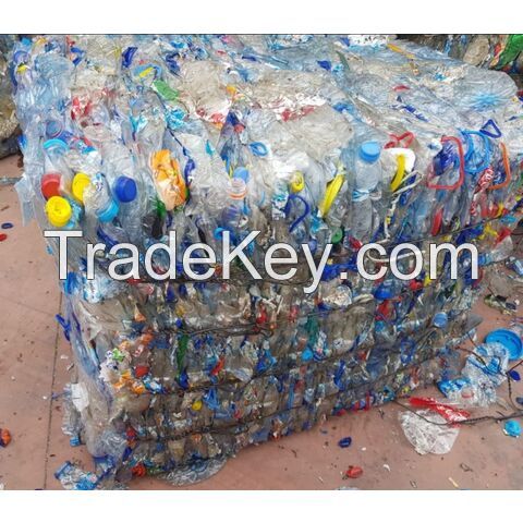 High capacity plastic scrap baler/pet bottle baling machine