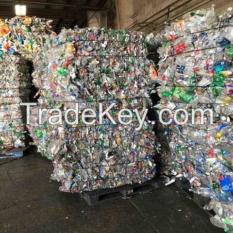 100% Clear PET Bottles Plastic Scrap / Pet Bottle Scraps