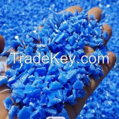 Wholesale recycled HDPE blue drum plastic scraps