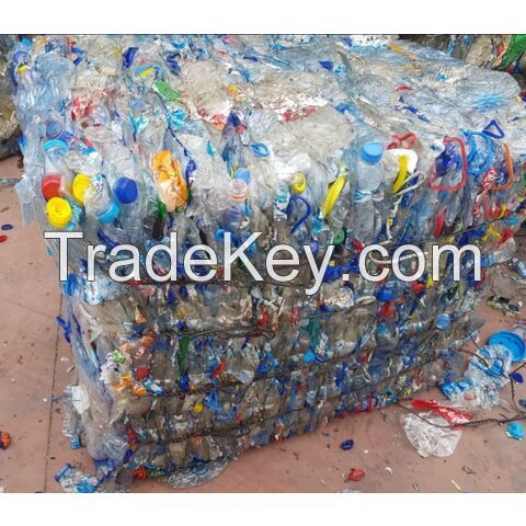 PET bottle wastes scraps in bales 80 20, 90 10