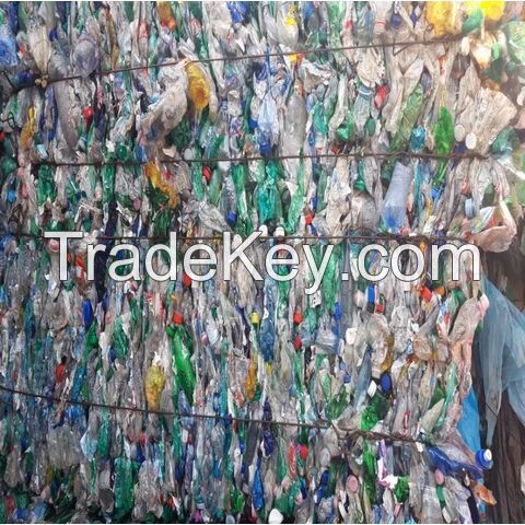 PET plastic bottles bale scrap