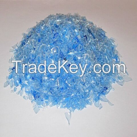 Hot Washed Recycled PET Flakes / Pet Bottle Plastic Scrap