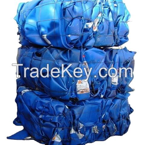 HDPE drums blue/HDPE blue drum scrap/HDPE scrap plastic