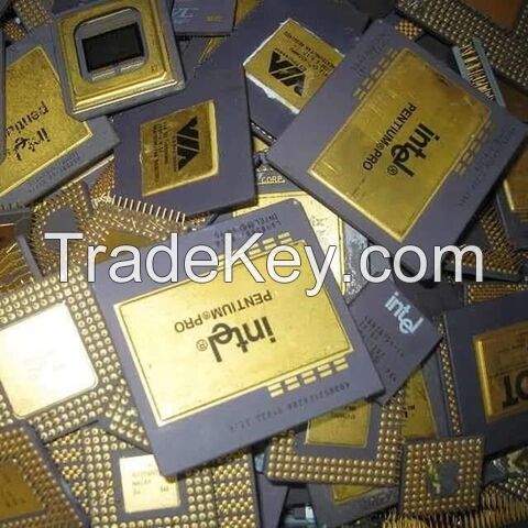 High Quality CPU Processor Scrap Gold Recovery Ceramic CPU Scrap with Gold Pins for Sale