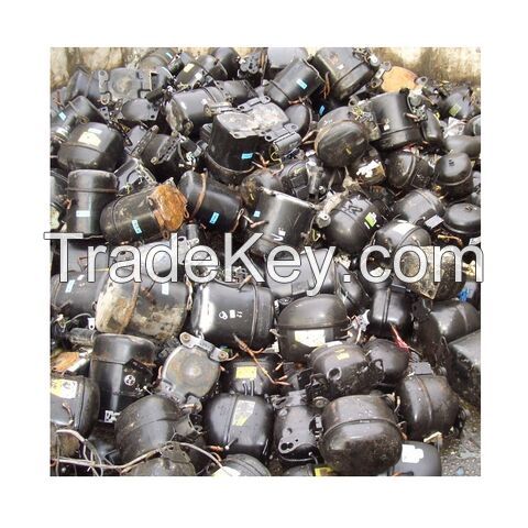REFRIGERATOR COMPRESSOR SCRAP / DRAINED LEAD BATTERY SCRAP / Clean Compressor Scrap For Sale Fridge