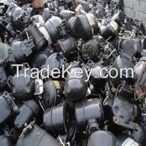 REFRIGERATOR COMPRESSOR SCRAP / DRAINED LEAD BATTERY SCRAP / Clean Compressor Scrap For Sale Fridge
