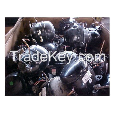 REFRIGERATOR COMPRESSOR SCRAP / DRAINED LEAD BATTERY SCRAP / Clean Compressor Scrap For Sale Fridge