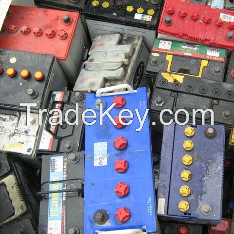 Best selling Lead Battery Scrap Used Car Scrap Drained Lead Acid Battery Auto Plate Weight Origin Thailand