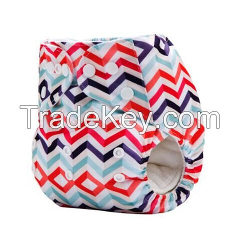 Custom Design Washable Baby Cloth Diaper Reusable Babies Diapers -