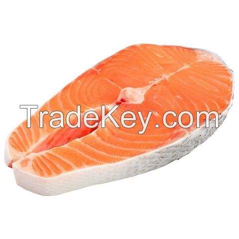 Order Frozen Atlantic Salmon Head For Sale / Frozen Whole Salmon Fish / Frozen Salmon Bellies
