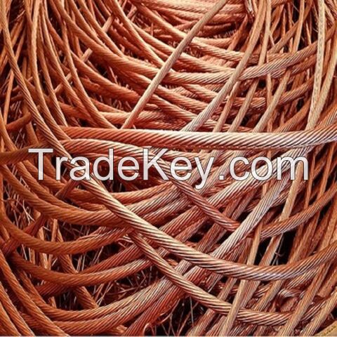 High quality used copper wire Copper Millberry wire scraps and cable scrap for sale purity Copper Millberry wire scraps