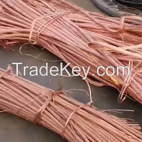High quality used copper wire Copper Millberry wire scraps and cable scrap for sale purity Copper Millberry wire scraps