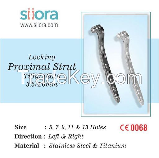 Locking Proximal Lateral Strut Tibia Plate 3.5/4.0 mm