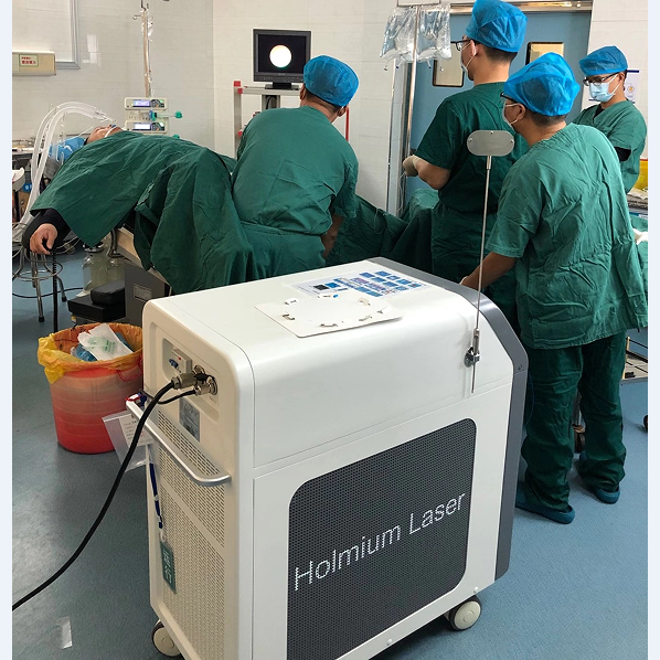 90W Potent Medical Instruments Urology lithotripter Surgical Holmium yag laser For Stone BPH Ablation ureteroscope