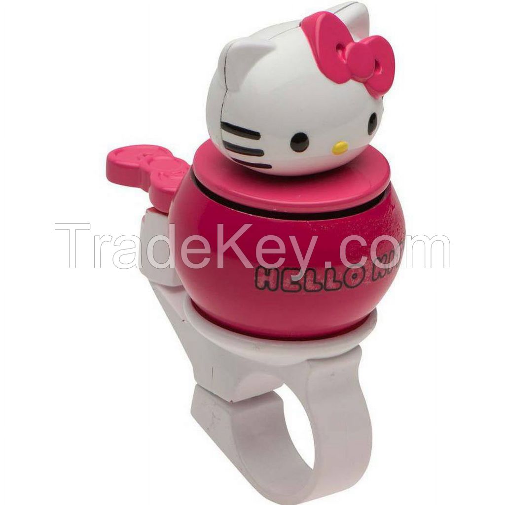 Bell Hello Kitty 3D Safety Bell, White and Pink