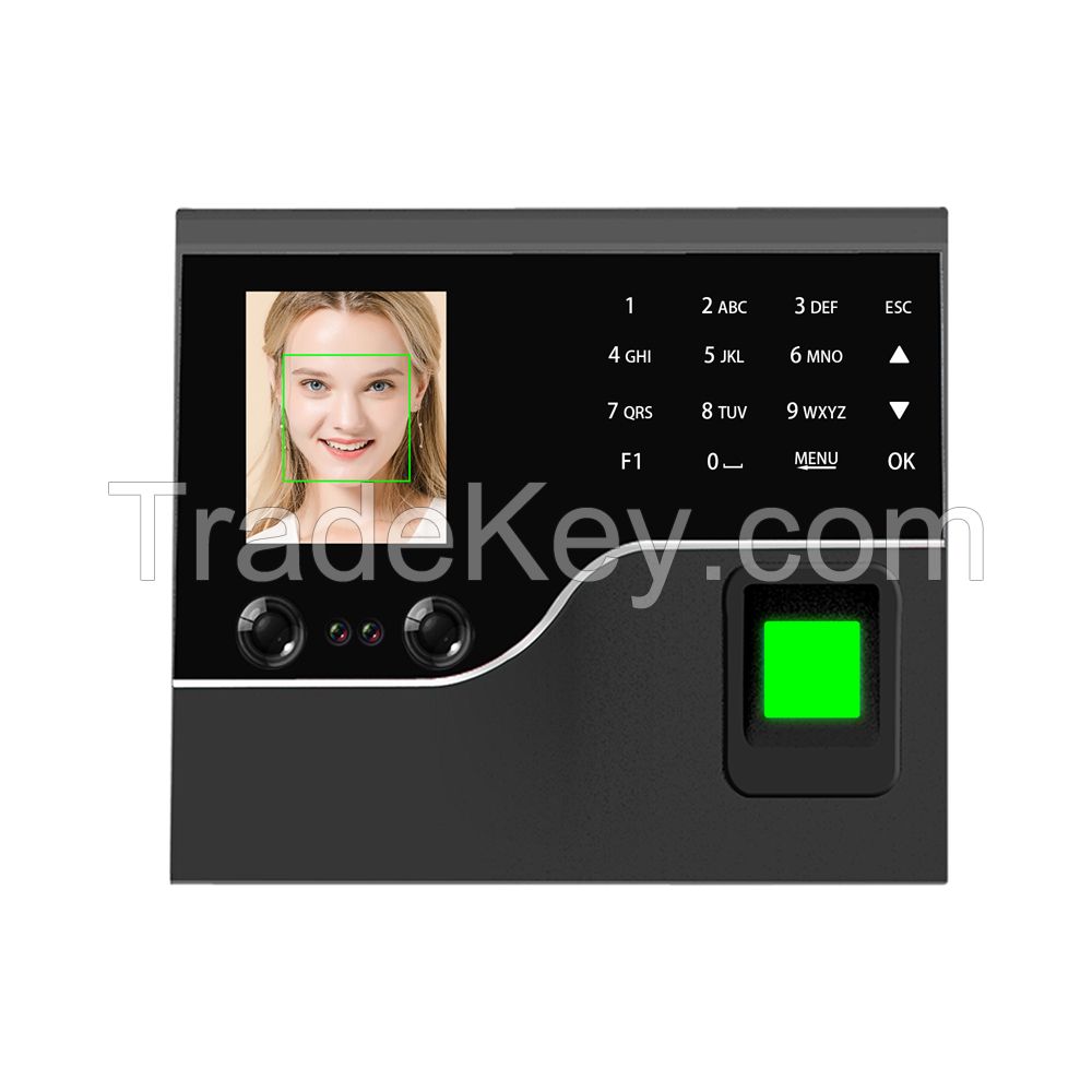 Biometric Time Attendance System Face Recognition Attendance Sdk Api Device Channel Metal Internet Power Packing CMOS Rohs