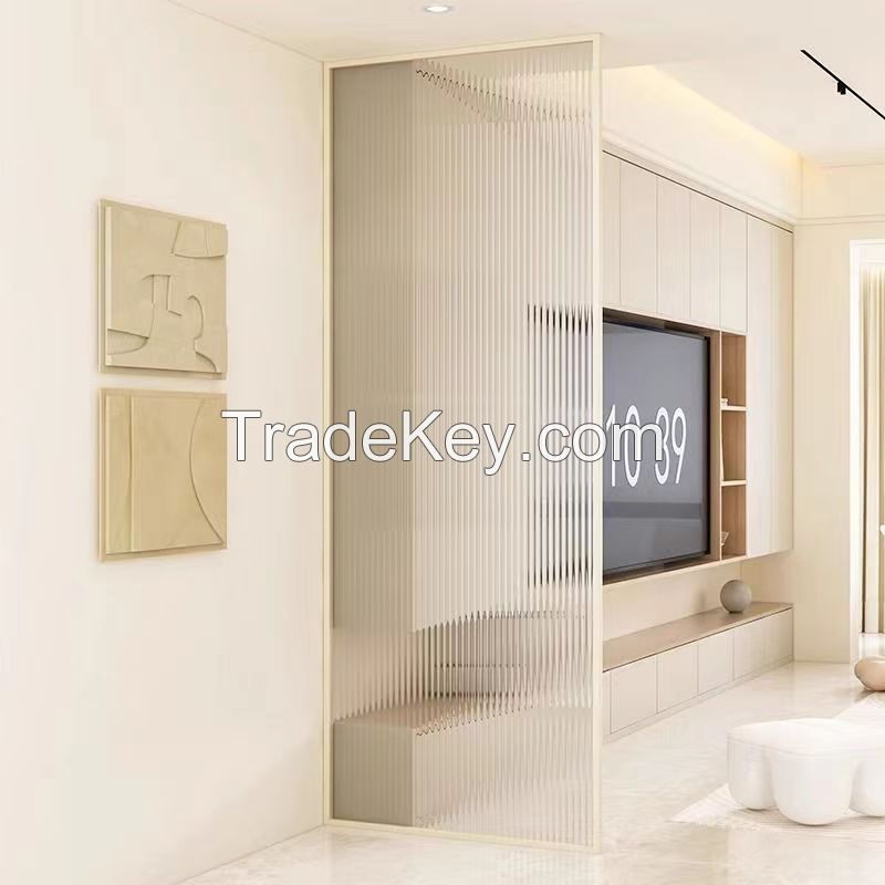 Modern Style Glass Hollway Tempered Glass for Room Interior Partition