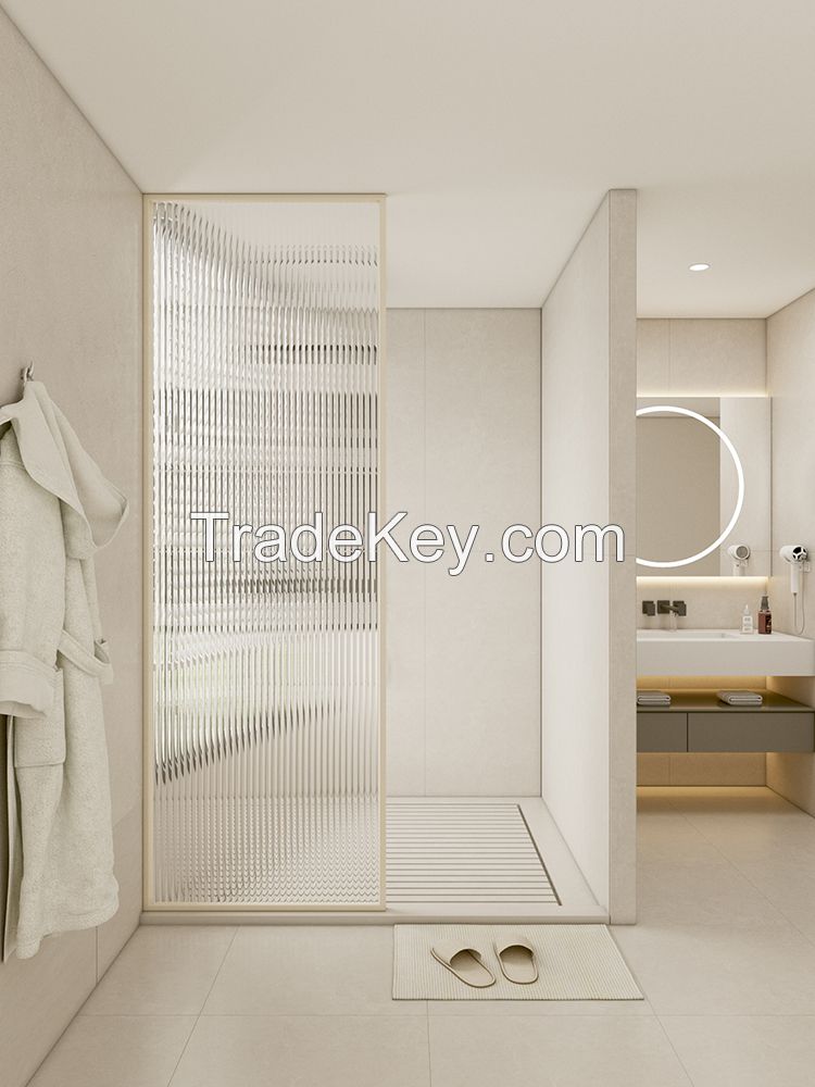 Modern Style Glass Hollway Tempered Glass for Room Interior Partition