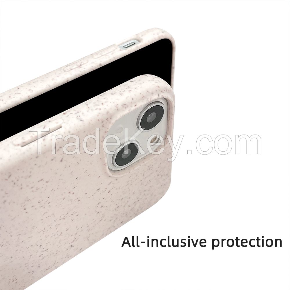 Biodegradable Phone Case Compostable Eco Friendly full Biodegradable Phone Case for iPhone14 13 12 11 Mini Pro Max