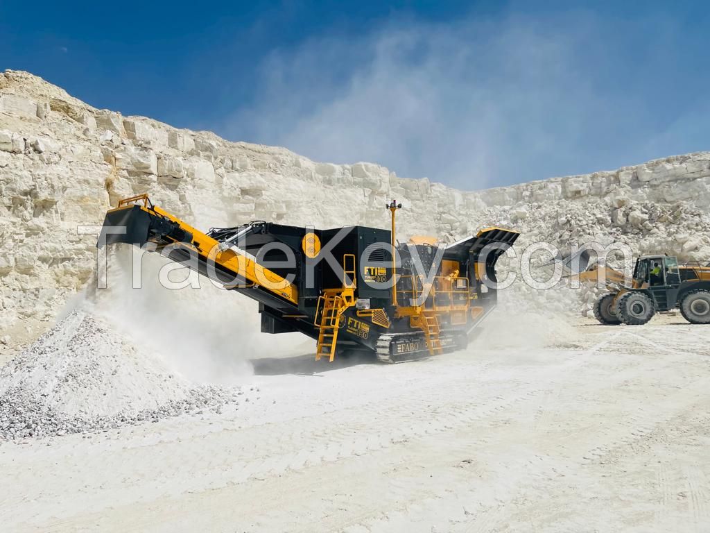 FABO Mobile Tracked Impact Crusher FTI 130