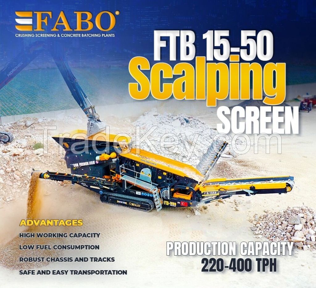 FABO Mobile Tracked Scalper Screen FTB 15-50