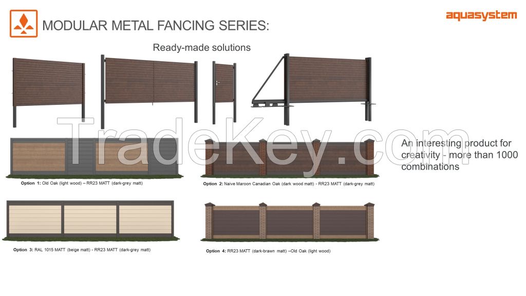 Metal Facade and fencing