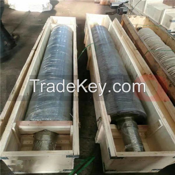 Tungsten carbide corrugating roller for single facer