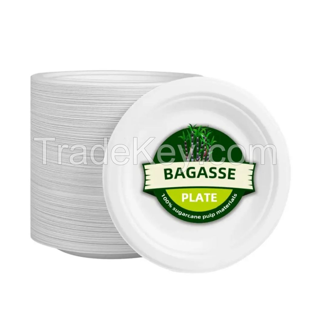 Sugarcane Bagasse Plates
