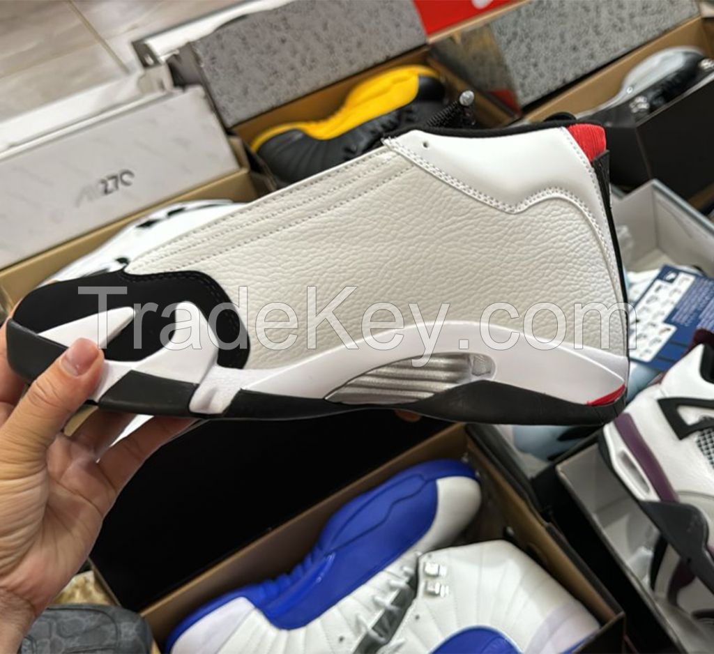 Wholesale Cheaper Air 14 White Black Casual Fashion Basketball Sneakers Pk Og Quality Sports Shoes