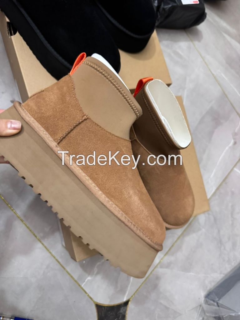 Luxury fashion Designer Cheaper Chestnut Fashion Snow Boots Rubber Putian Factory in China