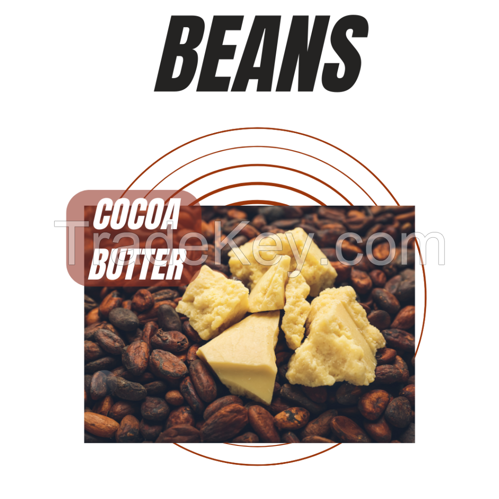 Cocoa Beans, Cocoa Powder, Cocoa Butter, Cashew Nuts and Coffee Beans