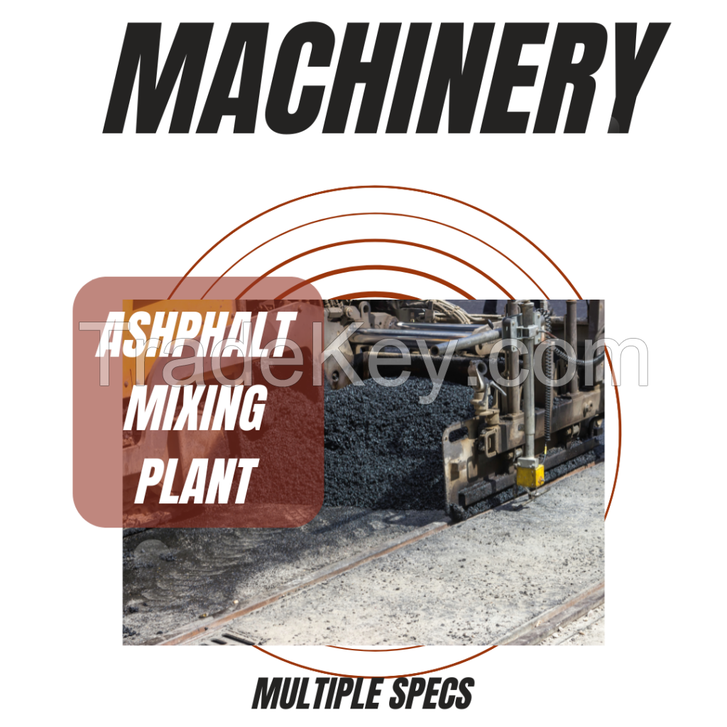 Asphalt batching plants - Mobile Ashphalt Factory for Tar roads construction