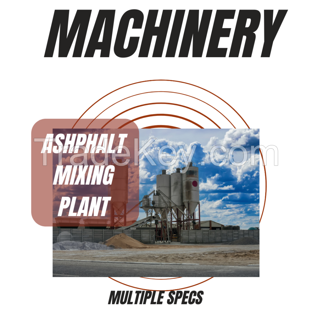 Asphalt batching plants - Mobile Ashphalt Factory for Tar roads construction