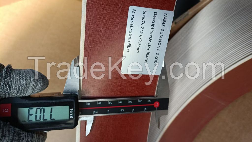 Sun Hong Paper Machine Doctor Blade
