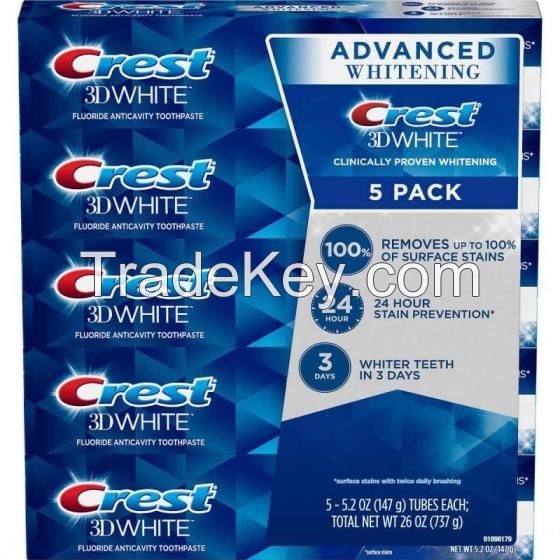 Crest 3D Whitestrips Radiant Express Teeth Whitening Kit Levels 18 Whiter New