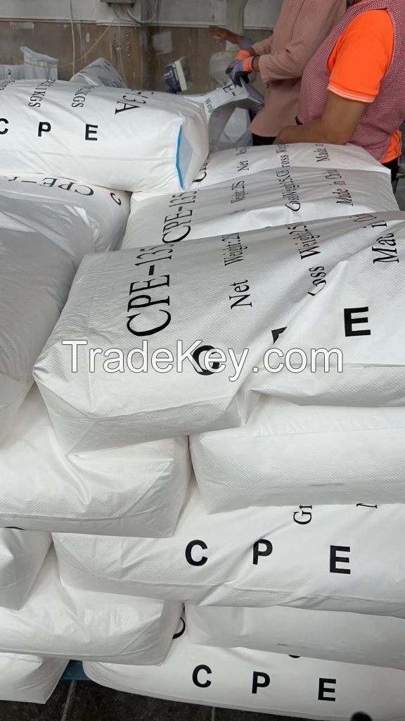  Chlorinated Polyethylene 135A as PVC Plastic/Rubber Products CPE with Factory Price