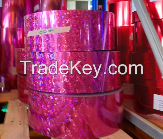 Colorful Holographic Metalized Laminating BOPP Film for Packaging