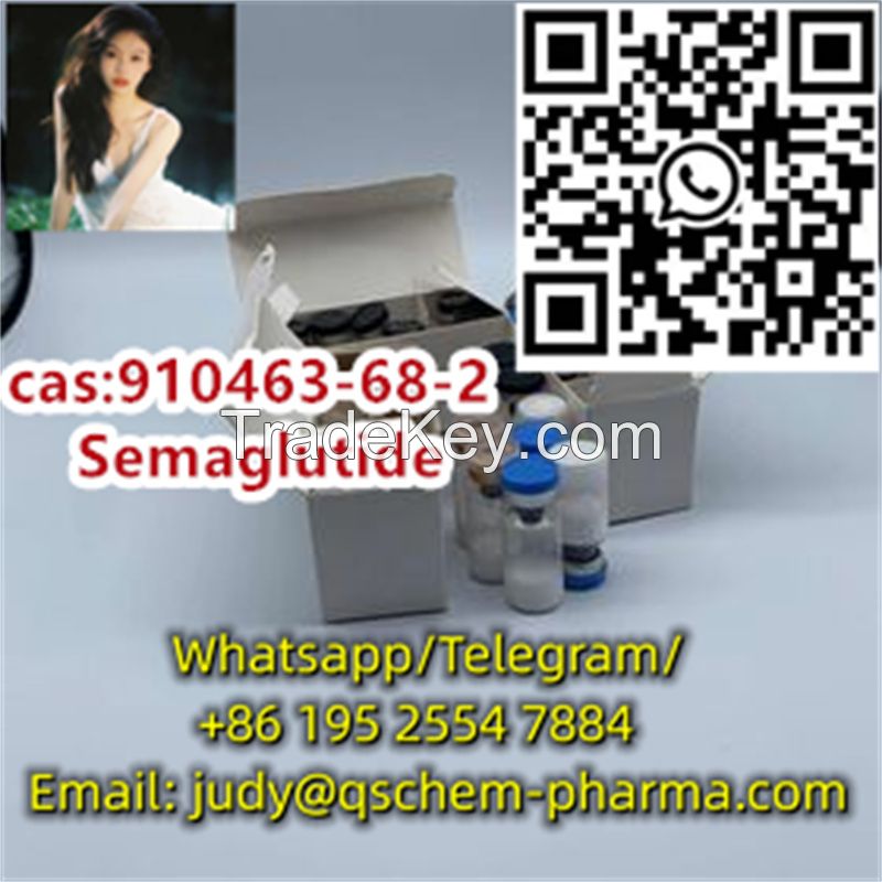 Highest grade purity 99% peptides factory price Cas 910463-68-2 Semaglutide