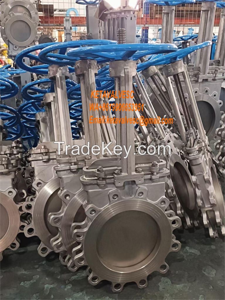 stainless steel knife gate valve 