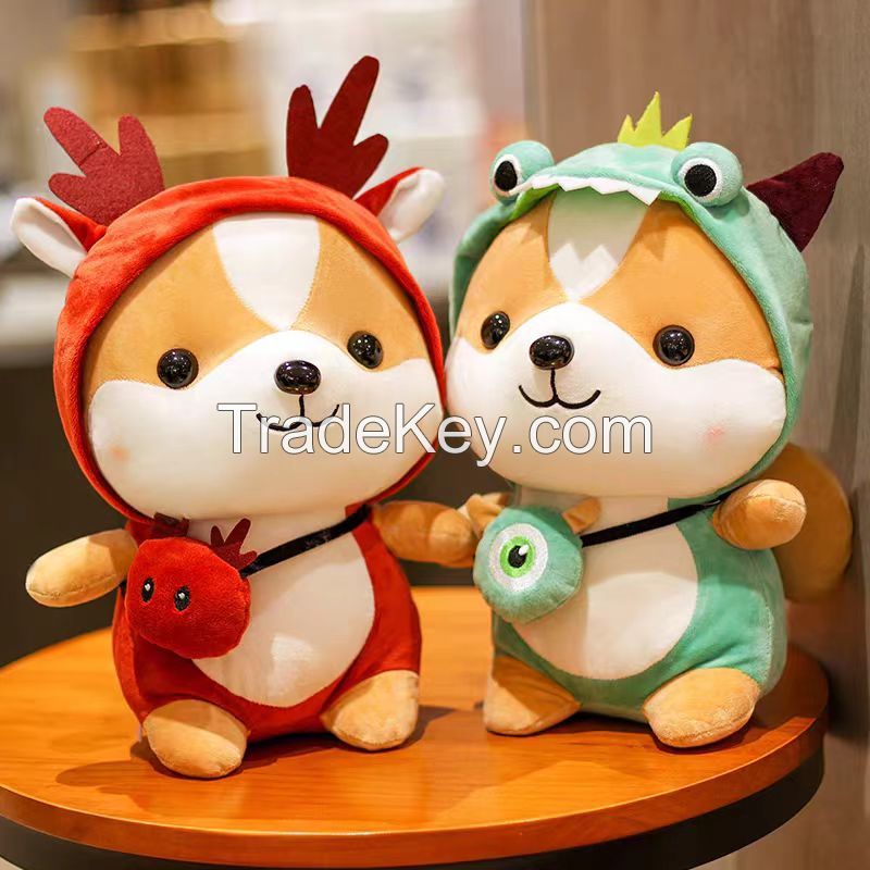 Healing Dog Children's Doll Throw Pillow Plush Toy &amp; Pet Product for Birthday Gift