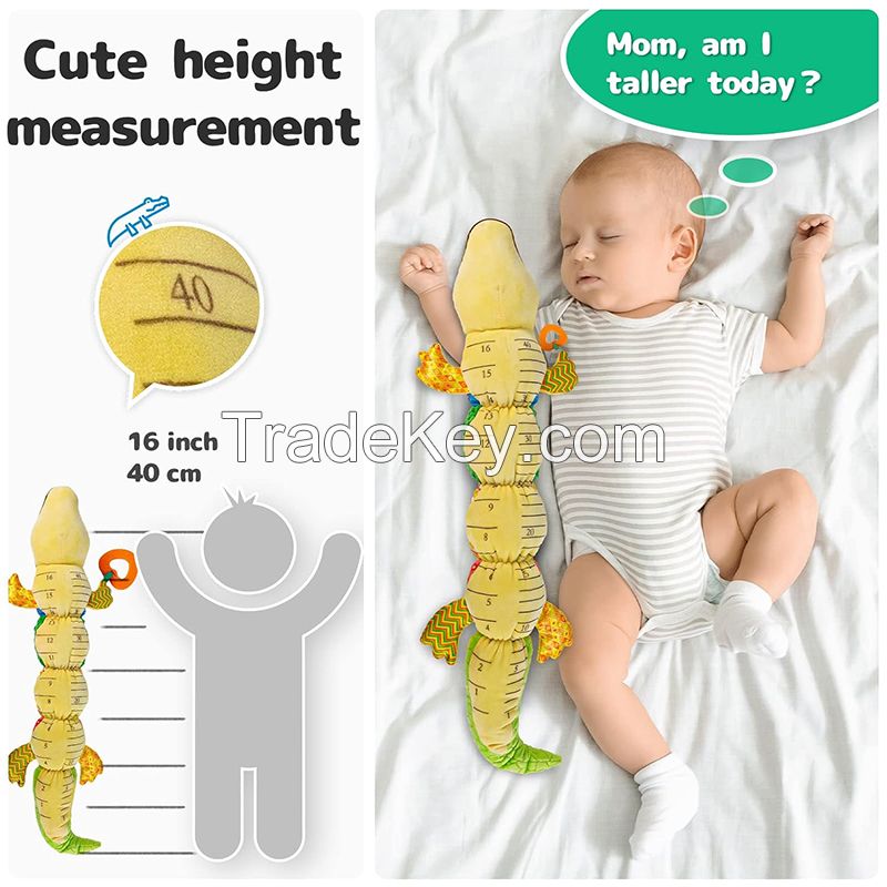 Explore Measure Product and The Triggers Babyâ€˜sâ€™Multi-Sensory Cognition with Alligator Plush Toy