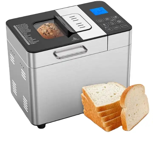 Stainless Steel Home Used Bread Maker with Automatic Nut Dispenser