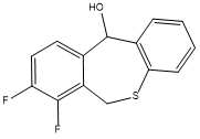 7,8-difluoro-6,11-dihydrodibenzo[b,e]thiepin-11-ol