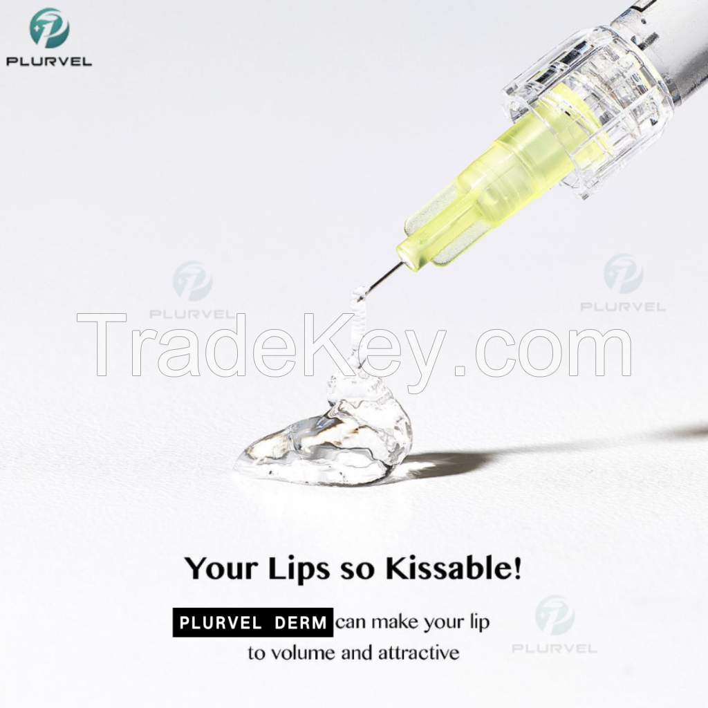 Plurvel Korea 100% Pure Fine Hyaluronic Acid Dermal Fillers Lip Filler 1ml 2ml 5ml 10ml