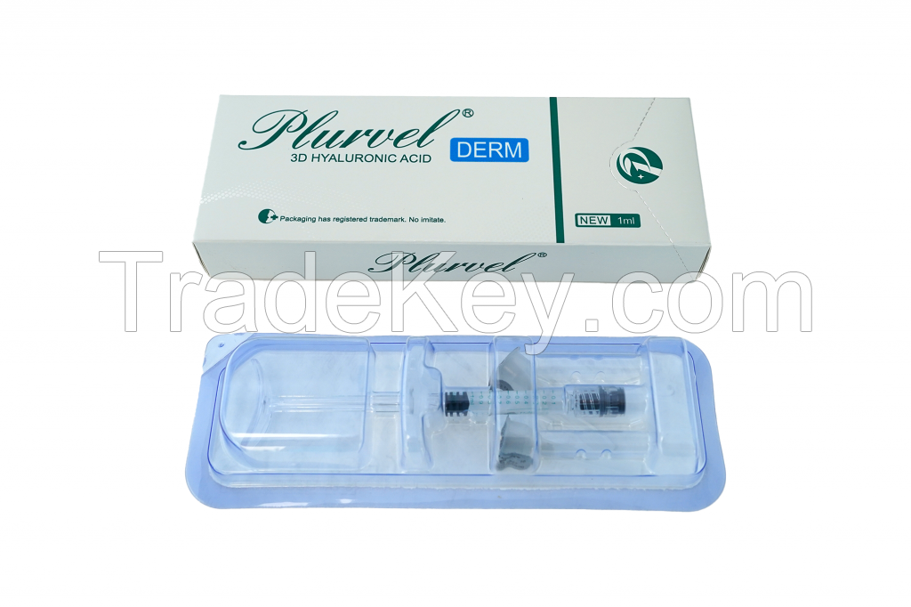 Plurvel Korea 100% Pure Fine Hyaluronic Acid Dermal Fillers Lip Filler 1ml 2ml 5ml 10ml