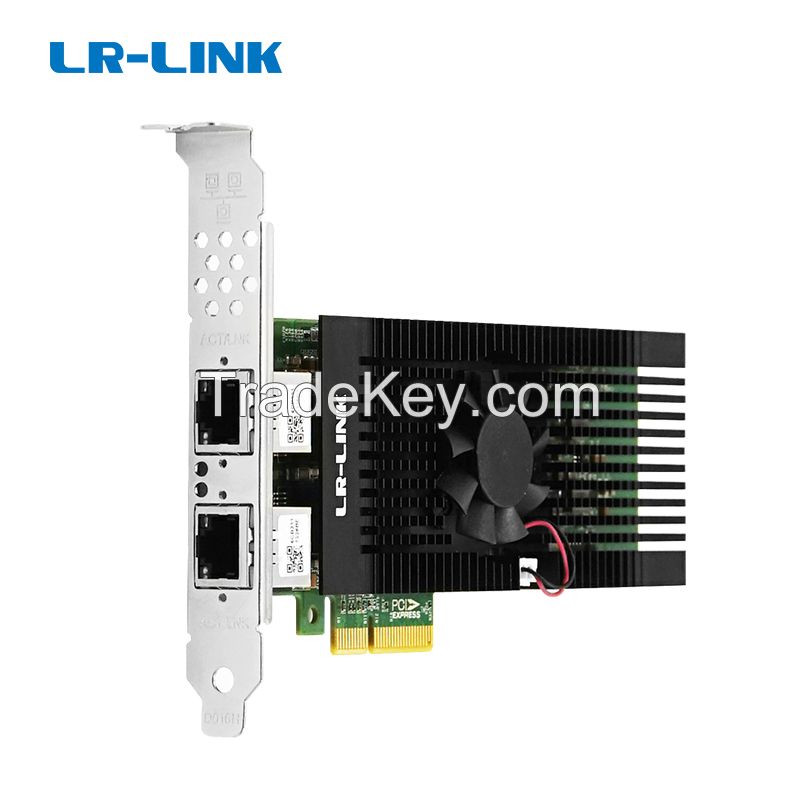 LR-LINK PCIe x4 dual-port 10G Ethernet Network Adapter