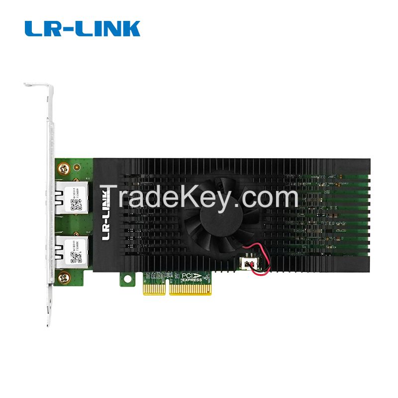 LR-LINK PCIe x4 dual-port 10G Ethernet Network Adapter