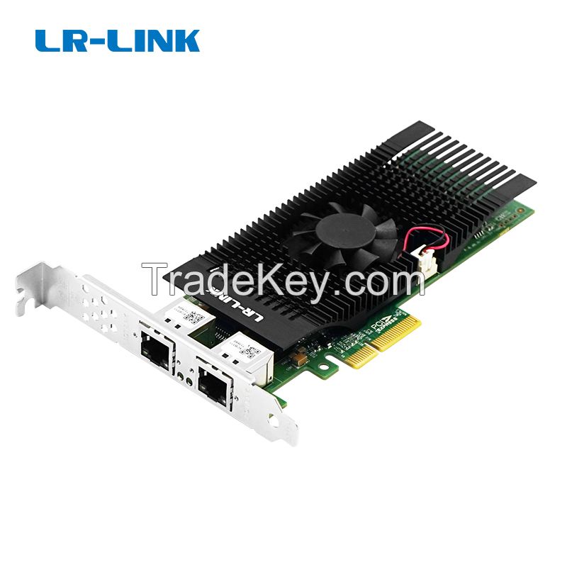 LR-LINK PCIe x4 dual-port 10G Ethernet Network Adapter