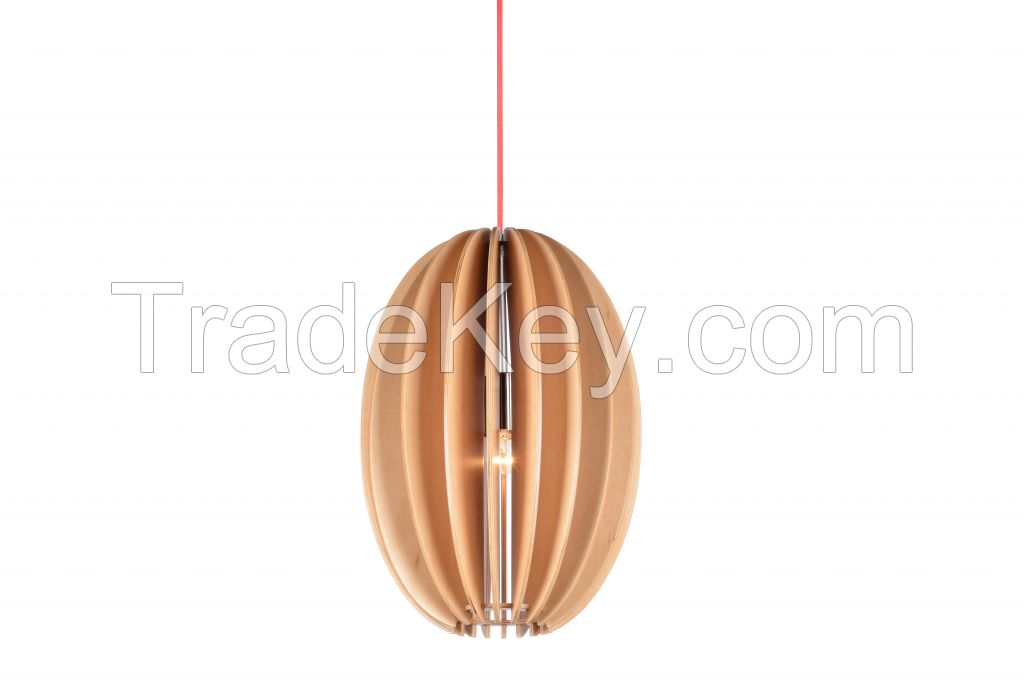 Made BY Plywood Decoration Hanging Lamps Wooden Pendant Lamp For Home Decoration Bedroom Light